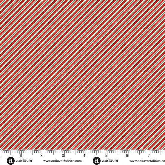 Makower The Nutcracker Candy Cane Strip Red MU-227-R Patchwork & Quilting Fabric 10 Makower The Nutcracker Candy Cane Strip Red MU-227-R Patchwork & Quilting Fabric