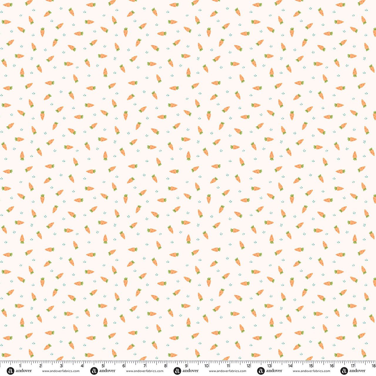 Andover Bunny Hops Spring Carrot Patch Cottontail A-10670-L Patchwork & Quilting Fabric 8 Makower Bunny Hops Spring Carrot Patch Cottontail A-10670-L Patchwork & Quilting Fabric