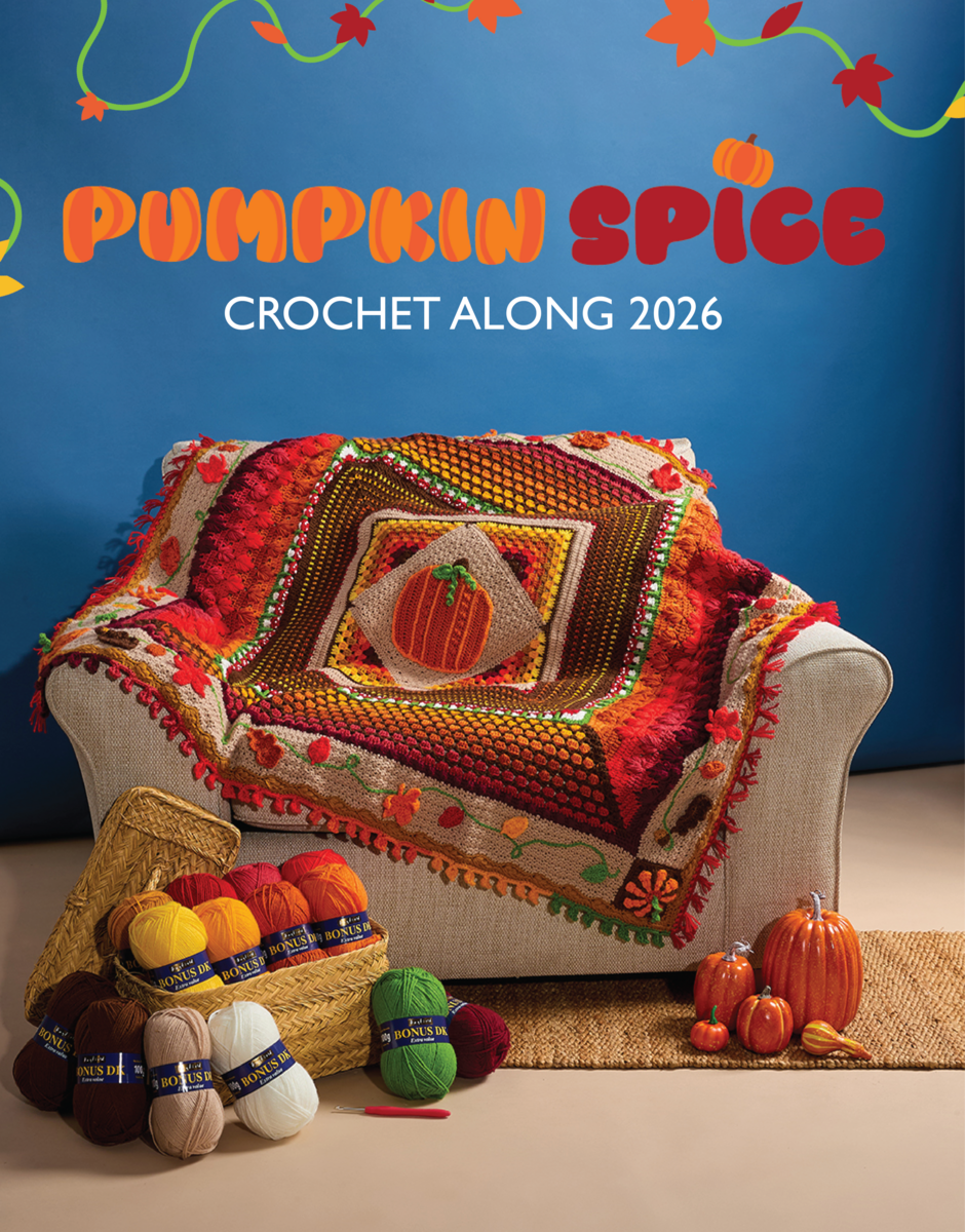 Sirdar Pumpkin Spice CAL Blanket Crochet Along – Offical Yarn Pack
